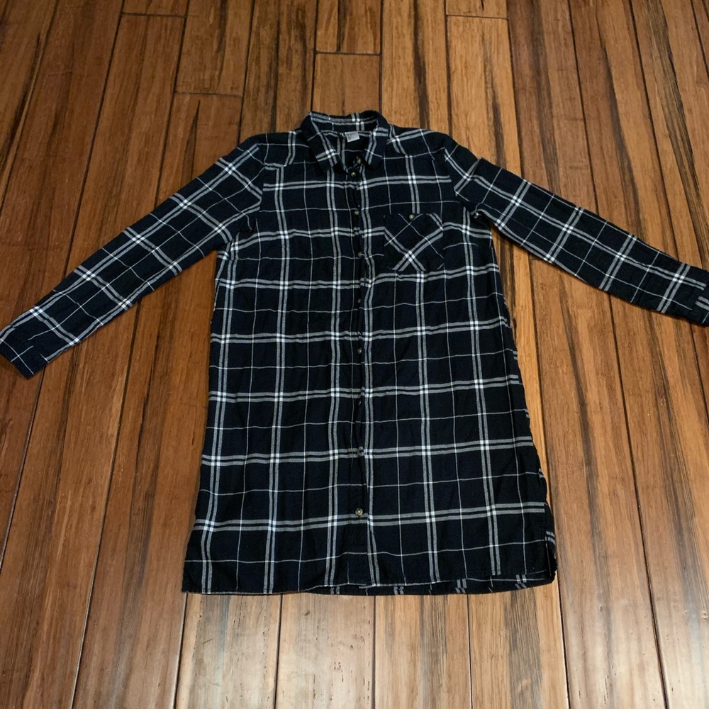 Black Plaid Tunic